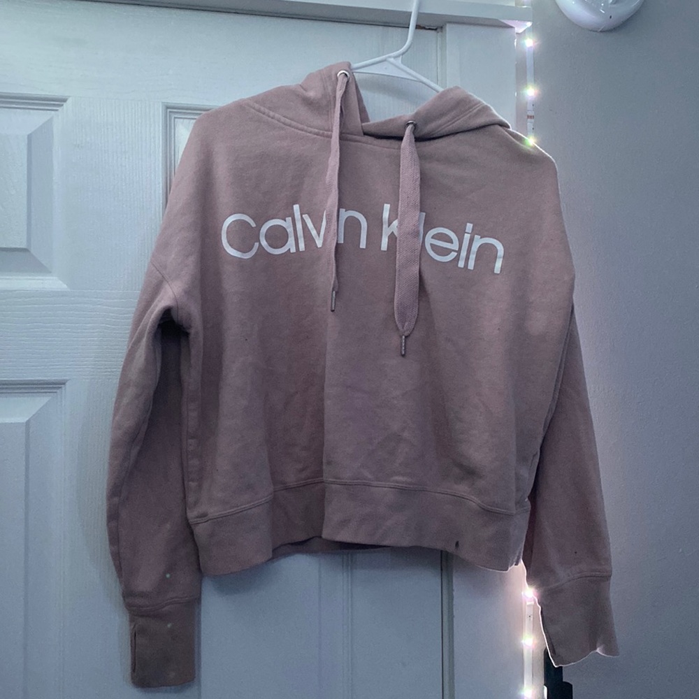 Cropped Calvin Klein hoodie